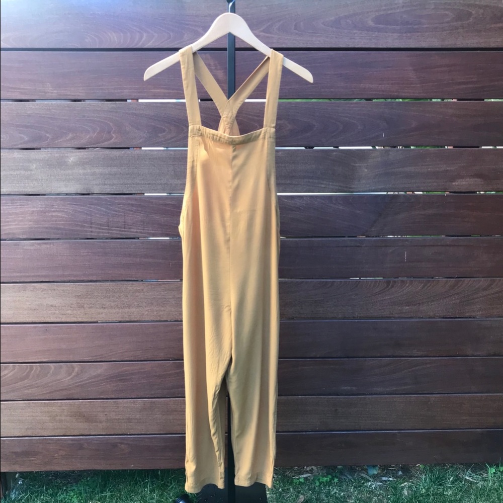 Urban Outfitters Overalls Mustard